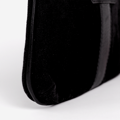 Close-up of a Black Mini Bag on a white background